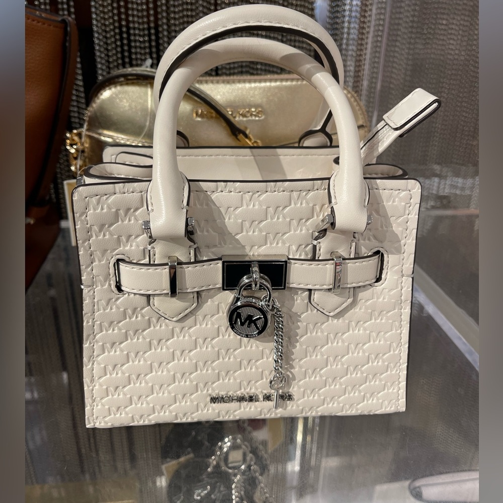 micheal kors small crossbody bag white